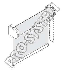 Roleta wolnowisząca wilogabarytowa