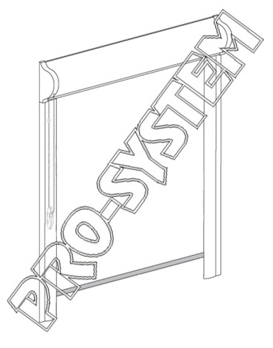 Roleta wewnętrzna w kasecie z prowadnicami Besta uni